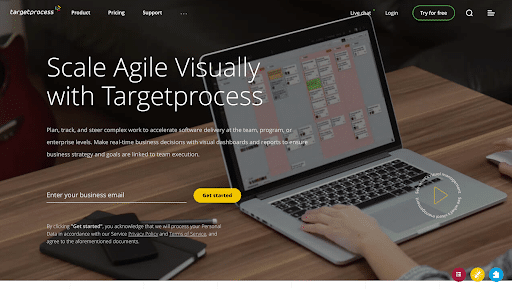 Targetprocess Home Page