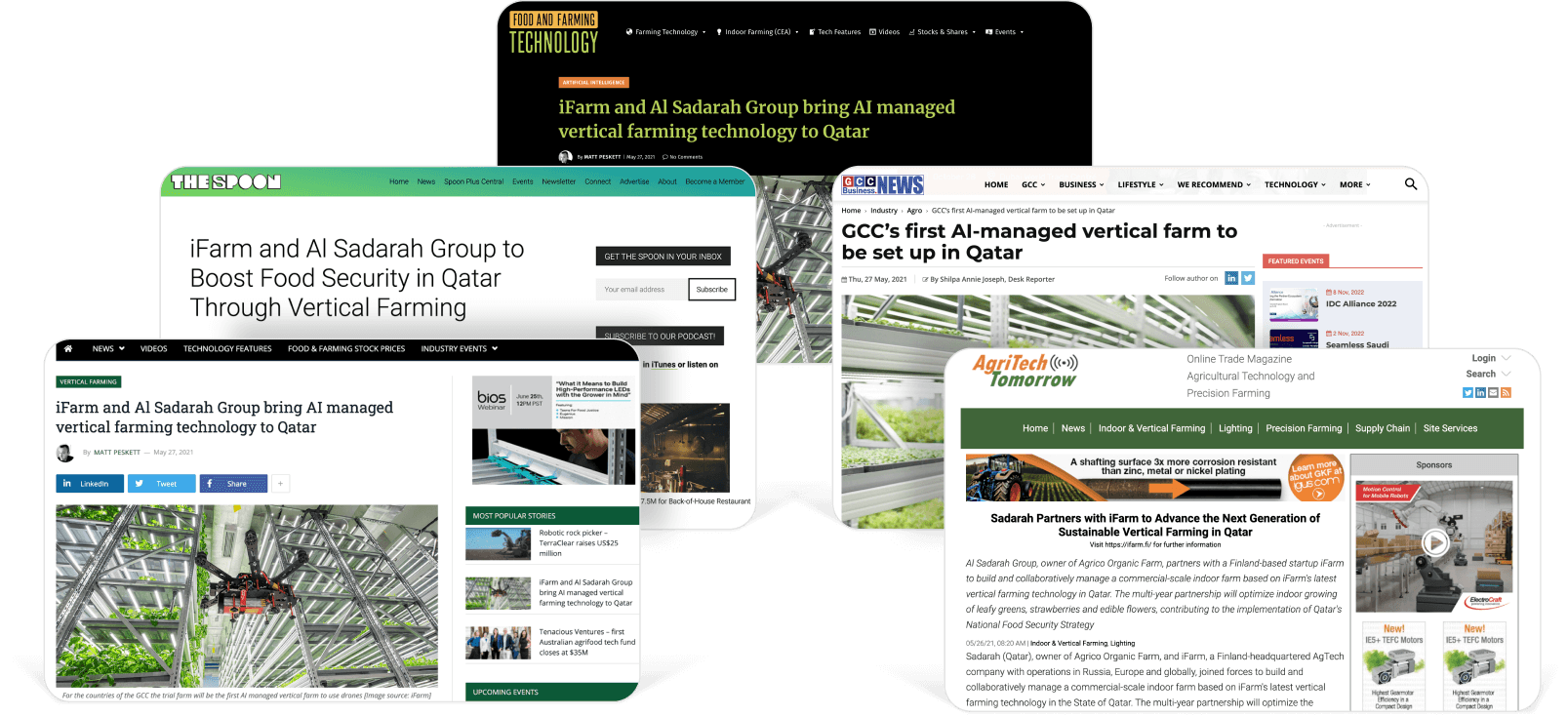 PR and Awards for AgriTech Company
