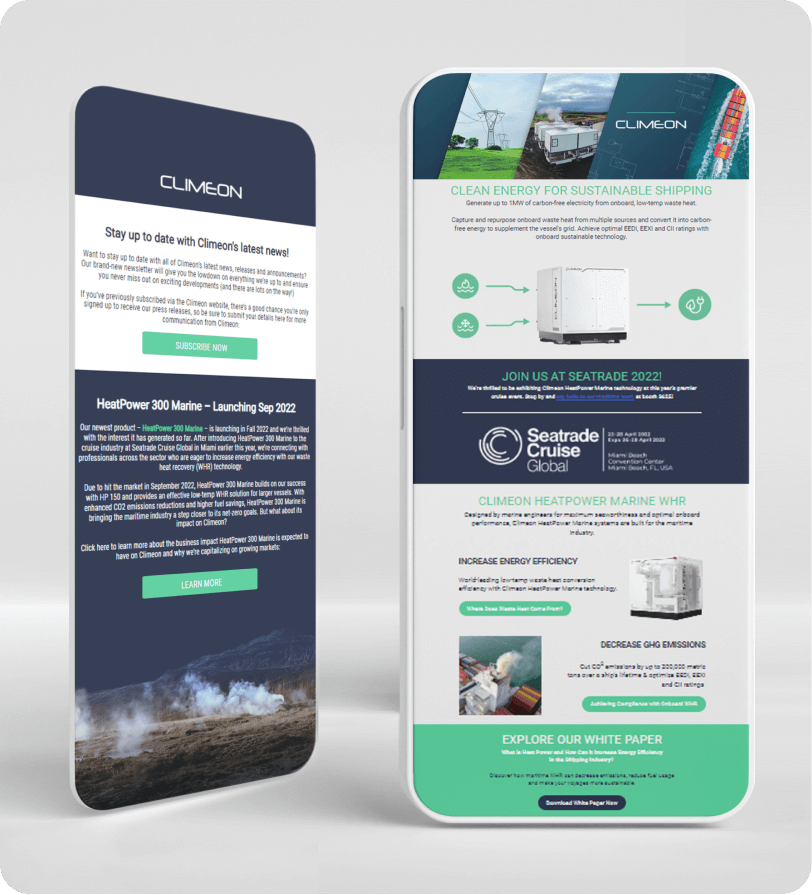 Email Marketing for Climate Tech Company