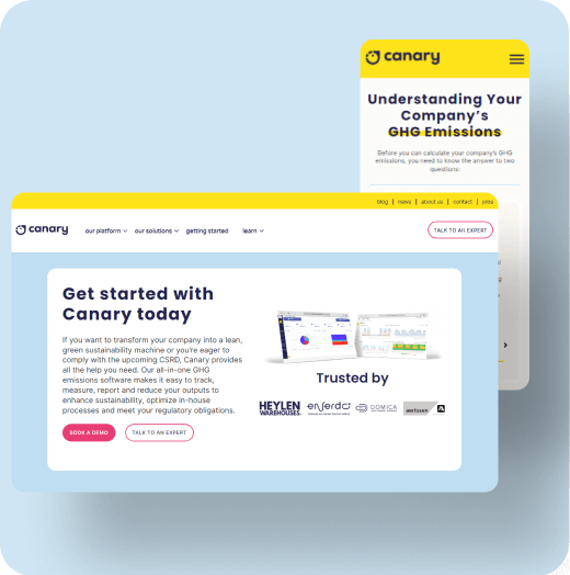 Website of Canary
